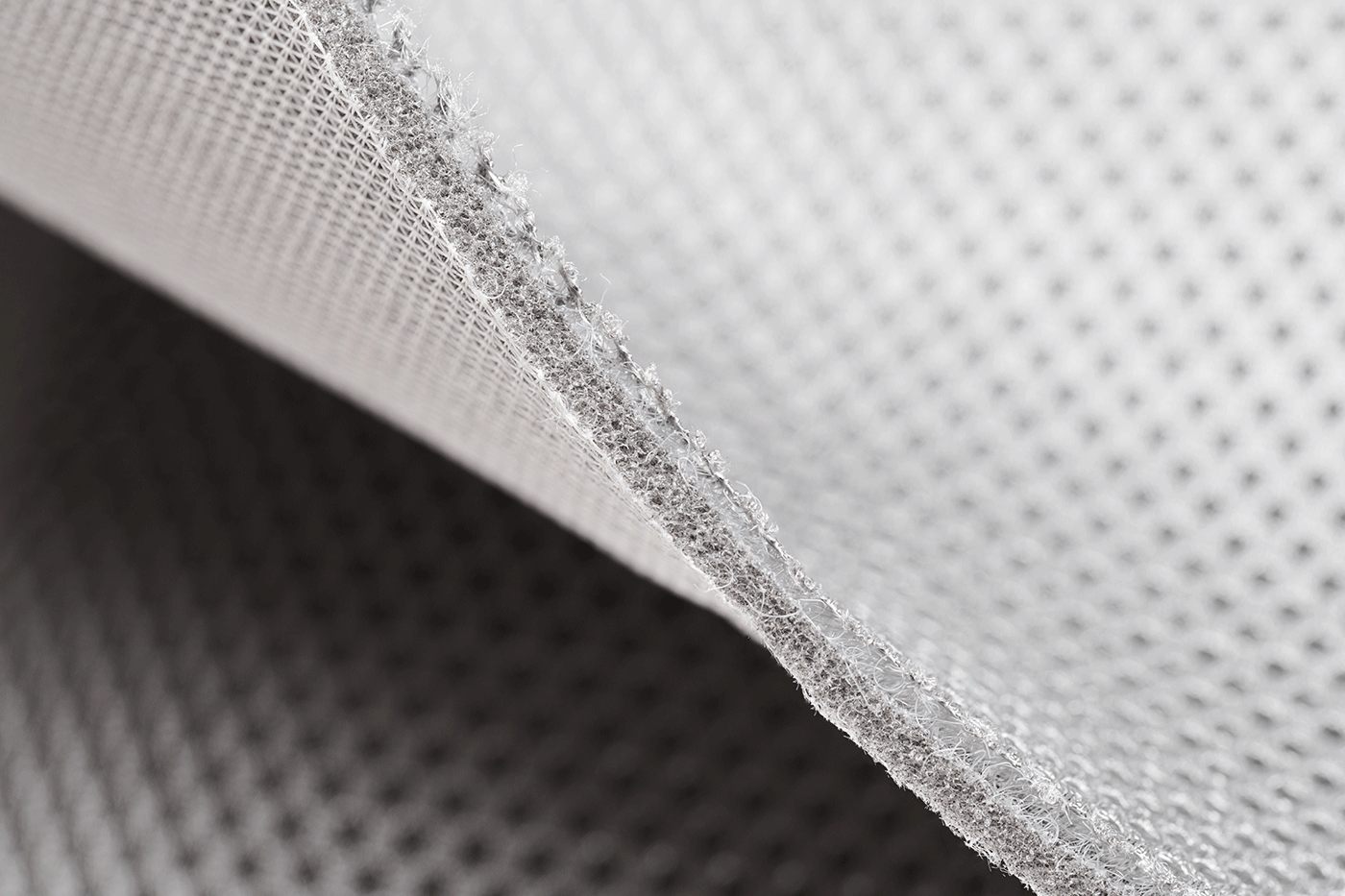 Modern waterproof flexible temperature control materials, multifunctional smart textile close-up