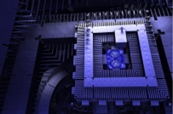 A quantum computer chip