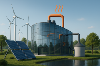 Computer generated photo that represents energy efficient buildings