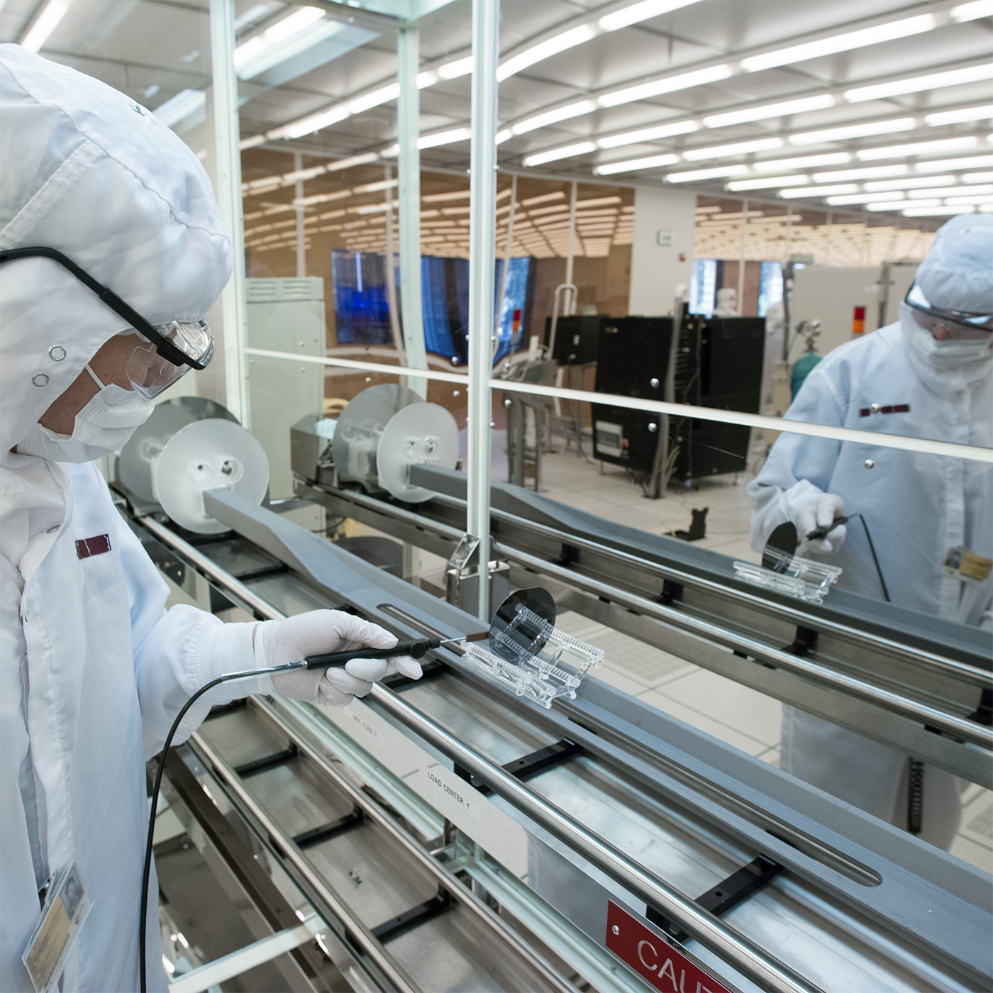 Scientists working in a lab